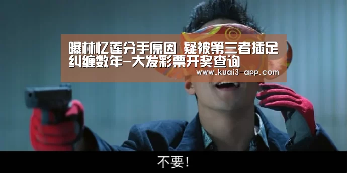 曝林忆莲分手原因 疑被第三者插足纠缠数年-大发彩票开奖查询(图4) 大发彩票走势分析